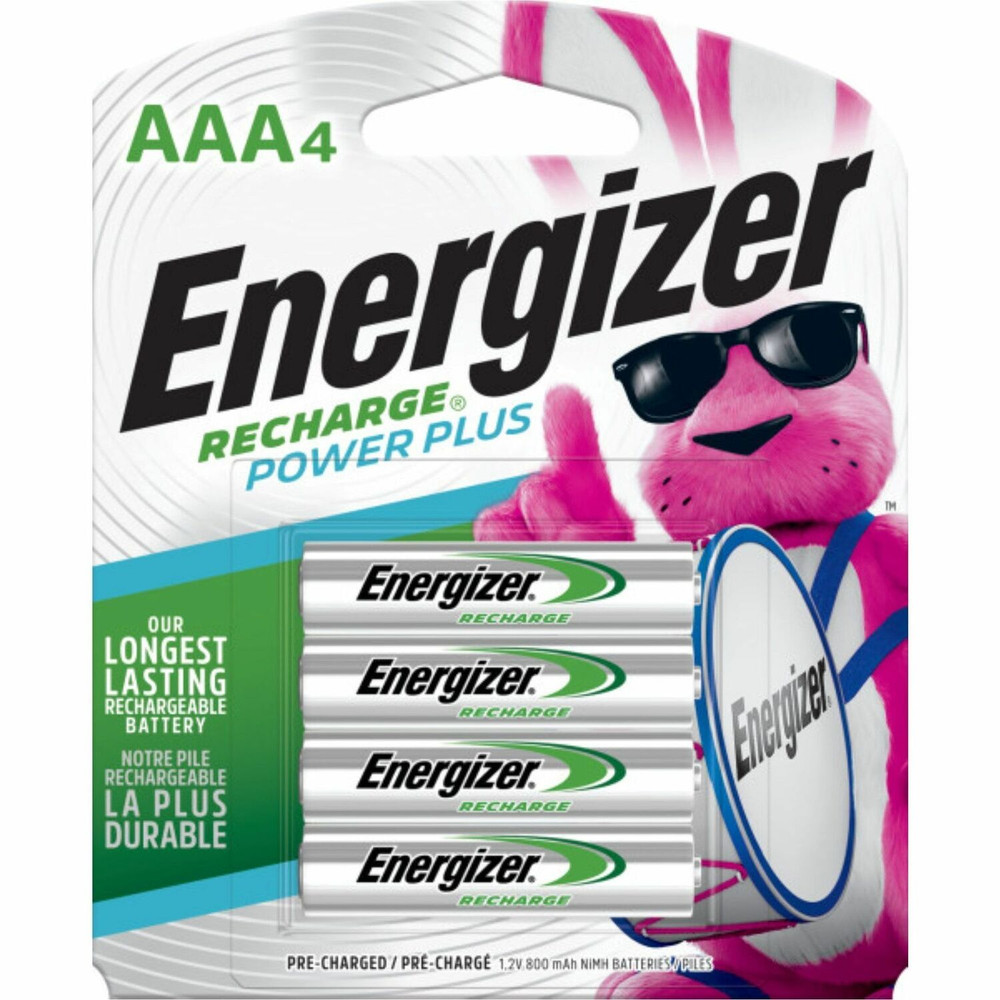 Energizer Holdings, Inc Energizer NH12BP4CT Energizer Recharge Power Plus Rechargeable AAA Battery 4-Packs