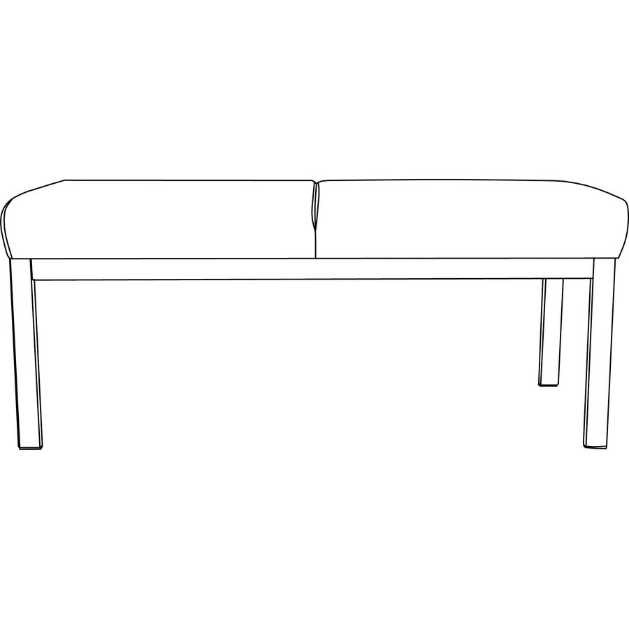 Lorell 66999 Lorell Healthcare Reception Guest Bench