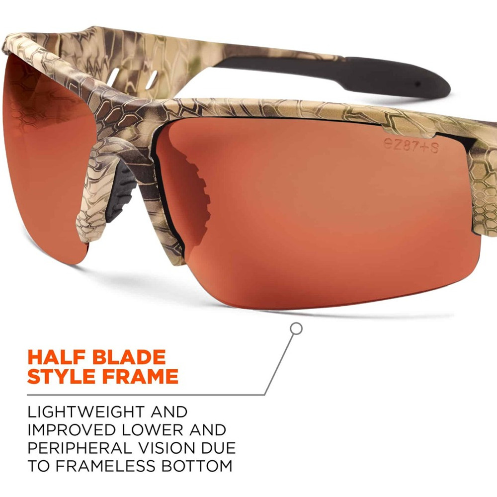 Tenacious Holdings, Inc Skullerz 52321 Skullerz Dagr PZ Copper Safety Glasses