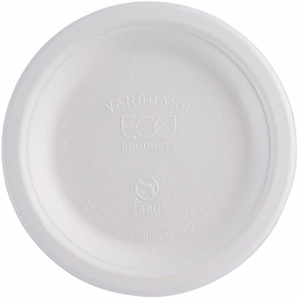 Eco-Products, Inc Eco-Products EP-P016NFA Eco-Products Vanguard 6" Sugarcane Plates