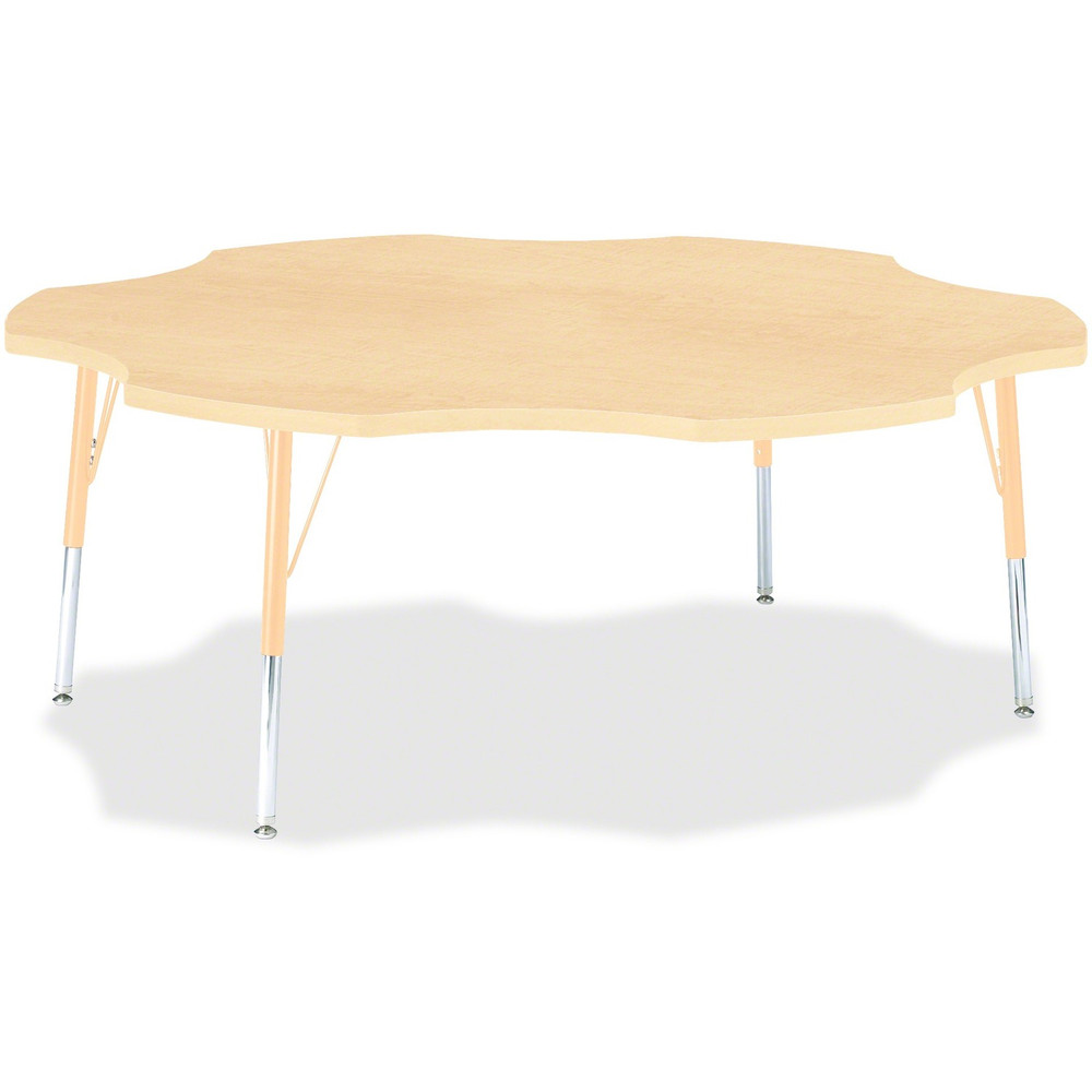 Jonti-Craft, Inc Jonti-Craft 6458JCE251 Jonti-Craft Berries Elementary Maple Laminate Six-leaf Table