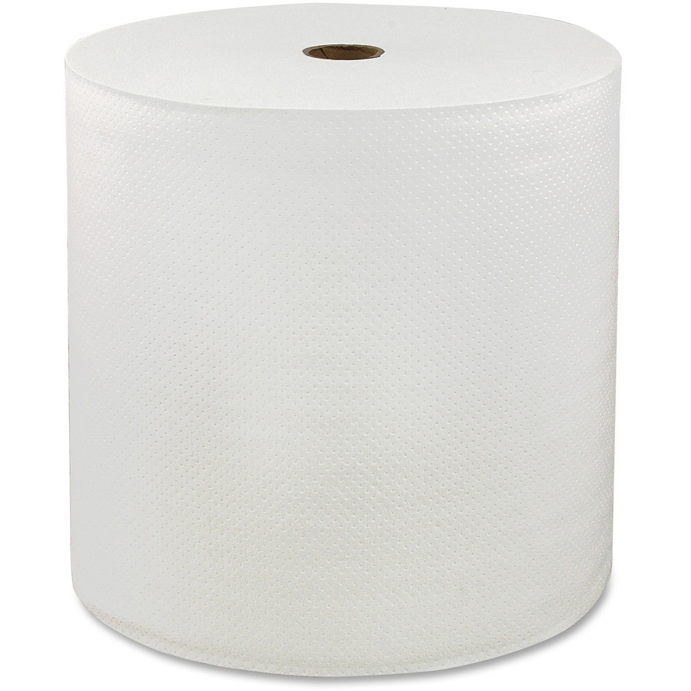 Solaris Paper LoCor 46898 LoCor; Hardwound 1-Ply Paper Towels, 850' Per Roll, Pack Of 6 Rolls