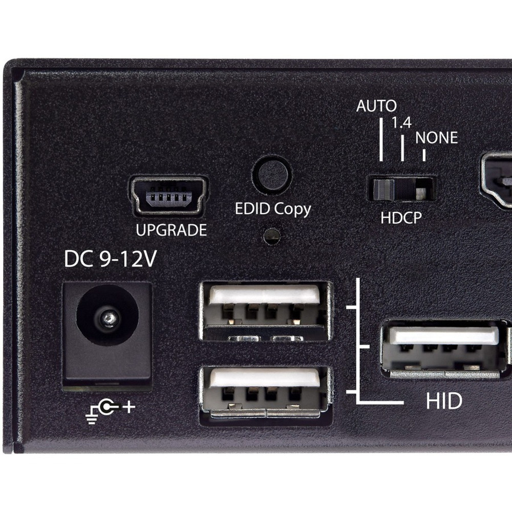 StarTech.com SV231HU34K6 StarTech.com 2 Port HDMI KVM Switch 4K 60Hz UHD HDR, HDMI 2.0 Single Monitor, 2 Port USB 3.0 Hub, 4x USB HID, Audio, Hotkey Switching, TAA