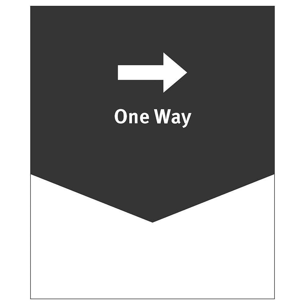 Ability One Sign: "One Way" PVC-0010