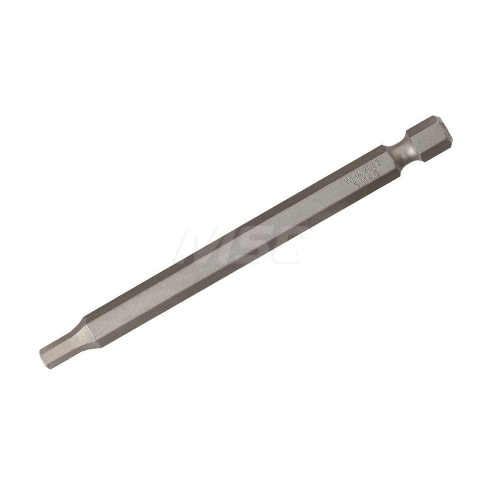 Wiha 74337 Power Screwdriver Bit: 1/4" Hex Drive