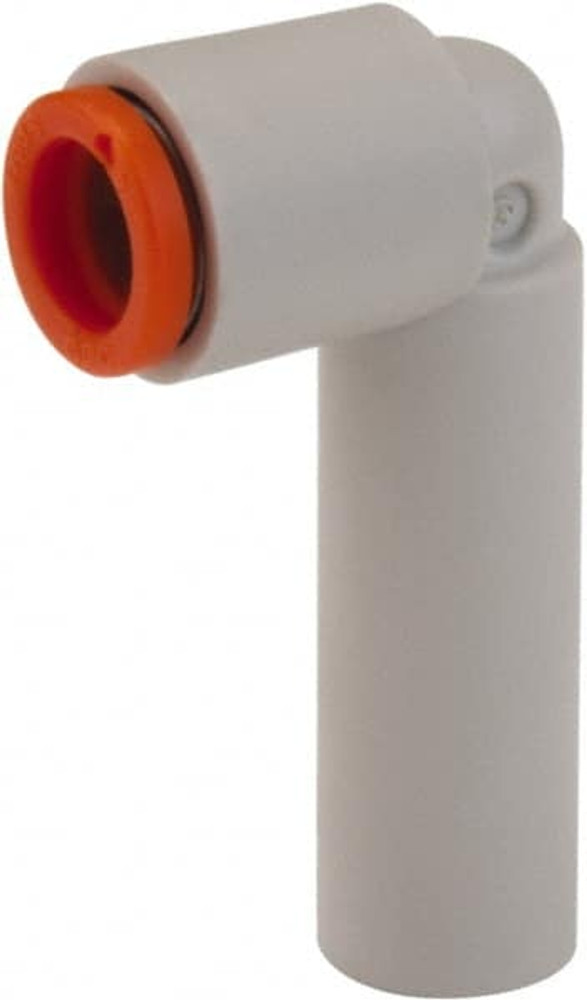 SMC PNEUMATICS KQ2L07-11A Push-to-Connect Tube Fitting: Plug-In Reducer Elbow, 1/4" OD