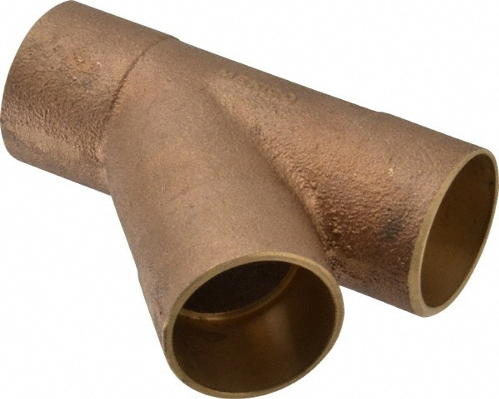 NIBCO B345600 Cast Copper Pipe 45 ° Wye: 1-1/4" Fitting, C x C x C, Pressure Fitting