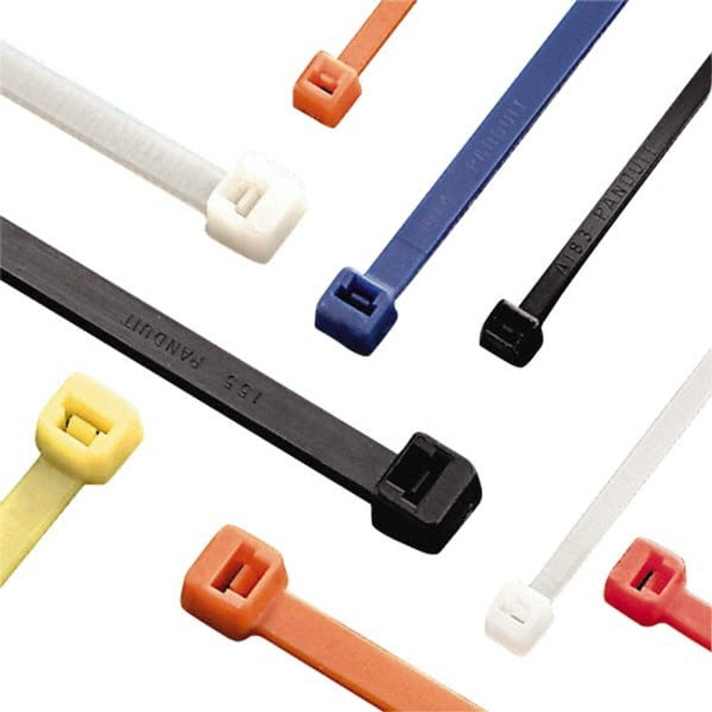 Panduit PLT4S-C10 Cable Tie Duty: 14.5" Long, White, Nylon, Standard