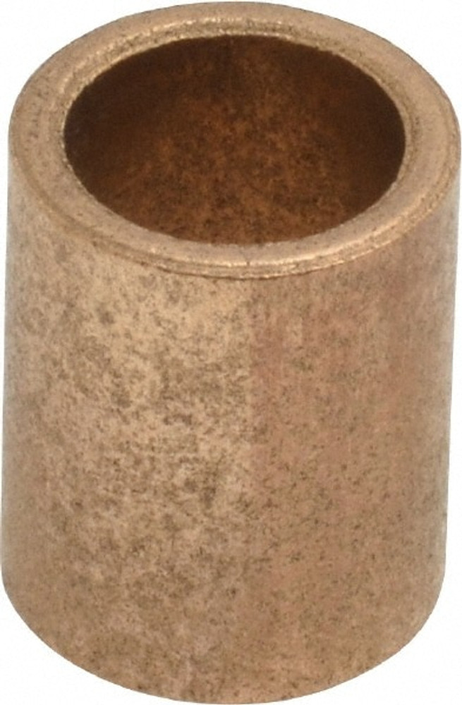 Boston Gear 34638 Sleeve Bearing: 3/8" ID, 1/2" OD, 5/8" OAL, Oil Impregnated Bronze