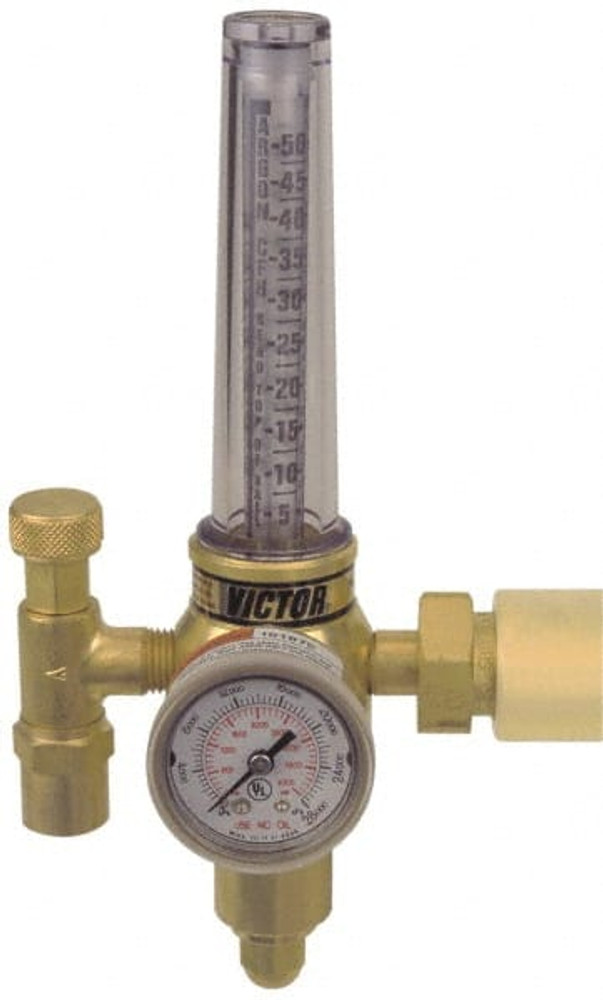 Victor 0781-2727 10 to 38 (CO2) SCFM Flow Range, 320 CGA Inlet Connection, CO2 Welding Regulator