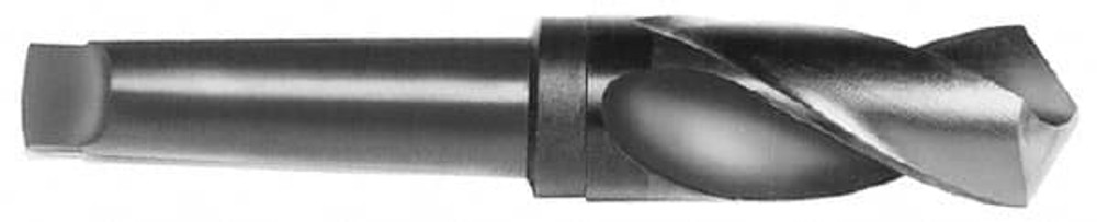 Value Collection 01668128 Taper Shank Drill Bit: 2.1875" Dia, 4MT, 118 °, High Speed Steel