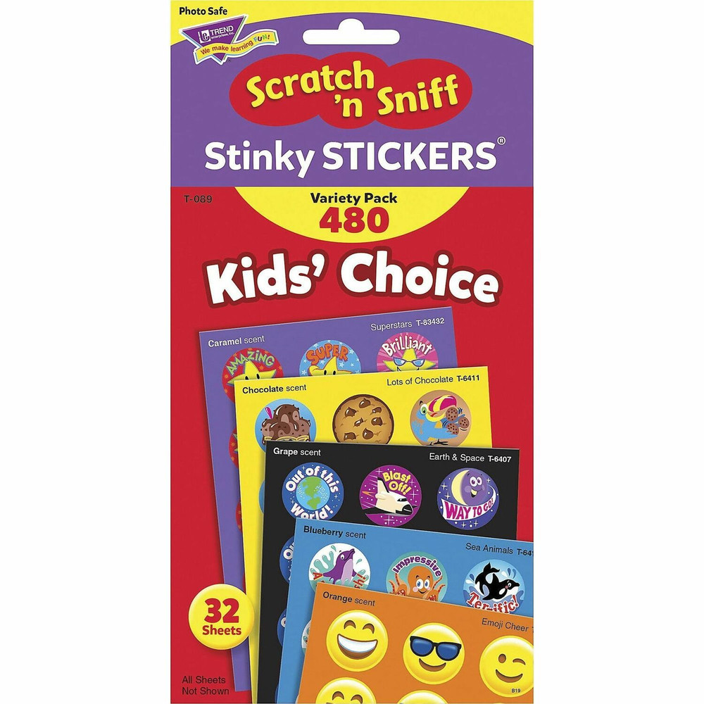 TREND Enterprises Inc. Trend T089 Trend Stinky Stickers Super Saver Variety Pack