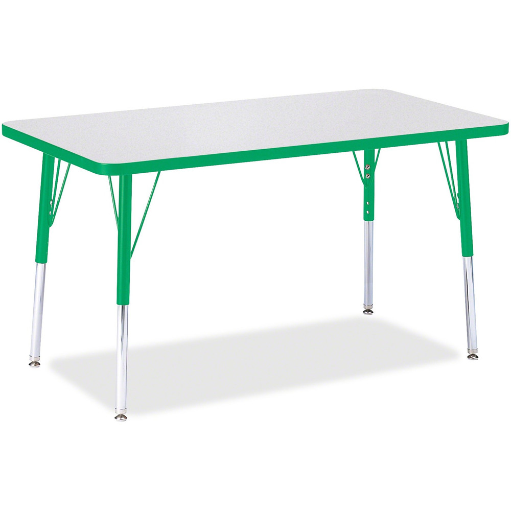 Jonti-Craft, Inc Jonti-Craft 6478JCA119 Jonti-Craft Berries Adult Height Color Edge Rectangle Table
