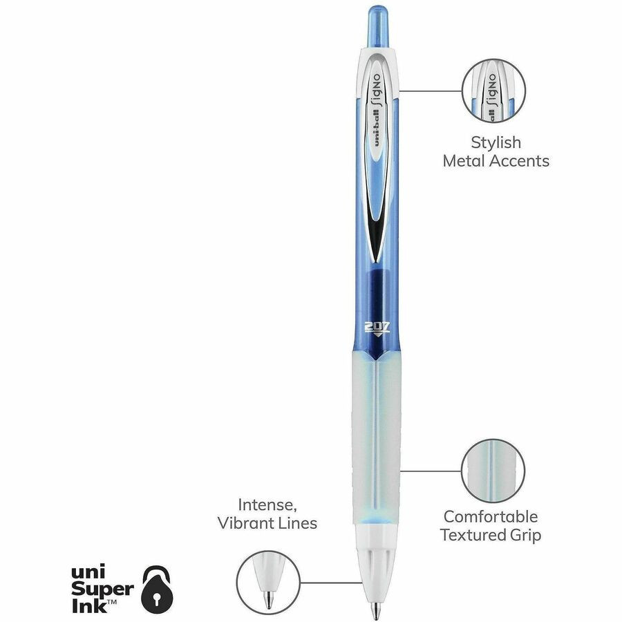 uni-ball Corporation uniball? 1739929 uniball&trade; 207 Fashion Gel Pens
