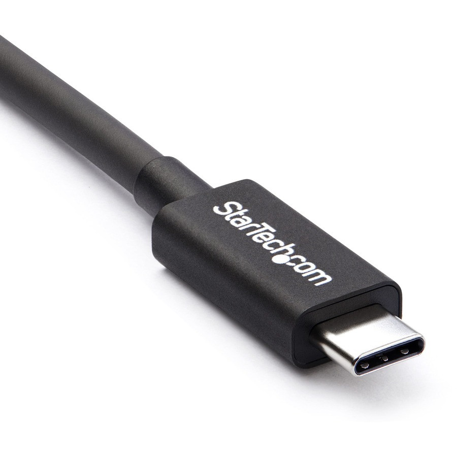 StarTech.com TBLT3MM2M StarTech.com 2m (6.6ft) Thunderbolt 3 Cable, 20Gbps, 100W PD, 4K Video, Thunderbolt-Certified, Compatible w/ TB4/USB 3.2/DisplayPort