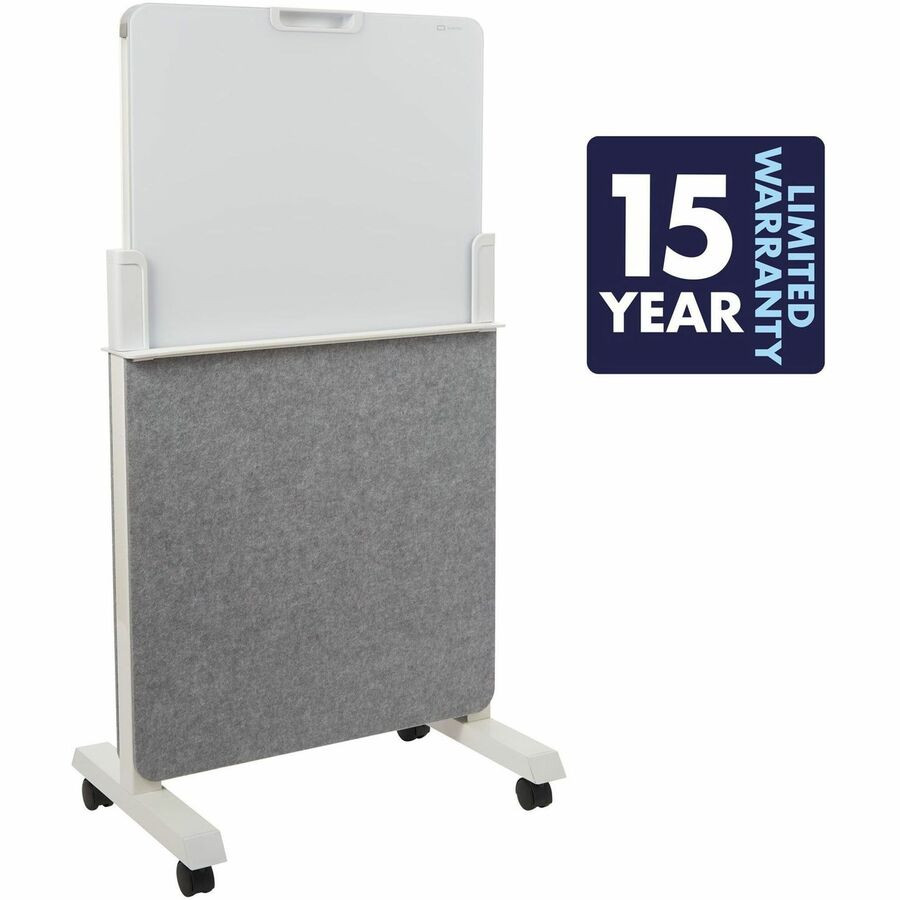 ACCO Brands Corporation Quartet Q293066W Quartet Agile Easel with Glass Dry-Erase Board