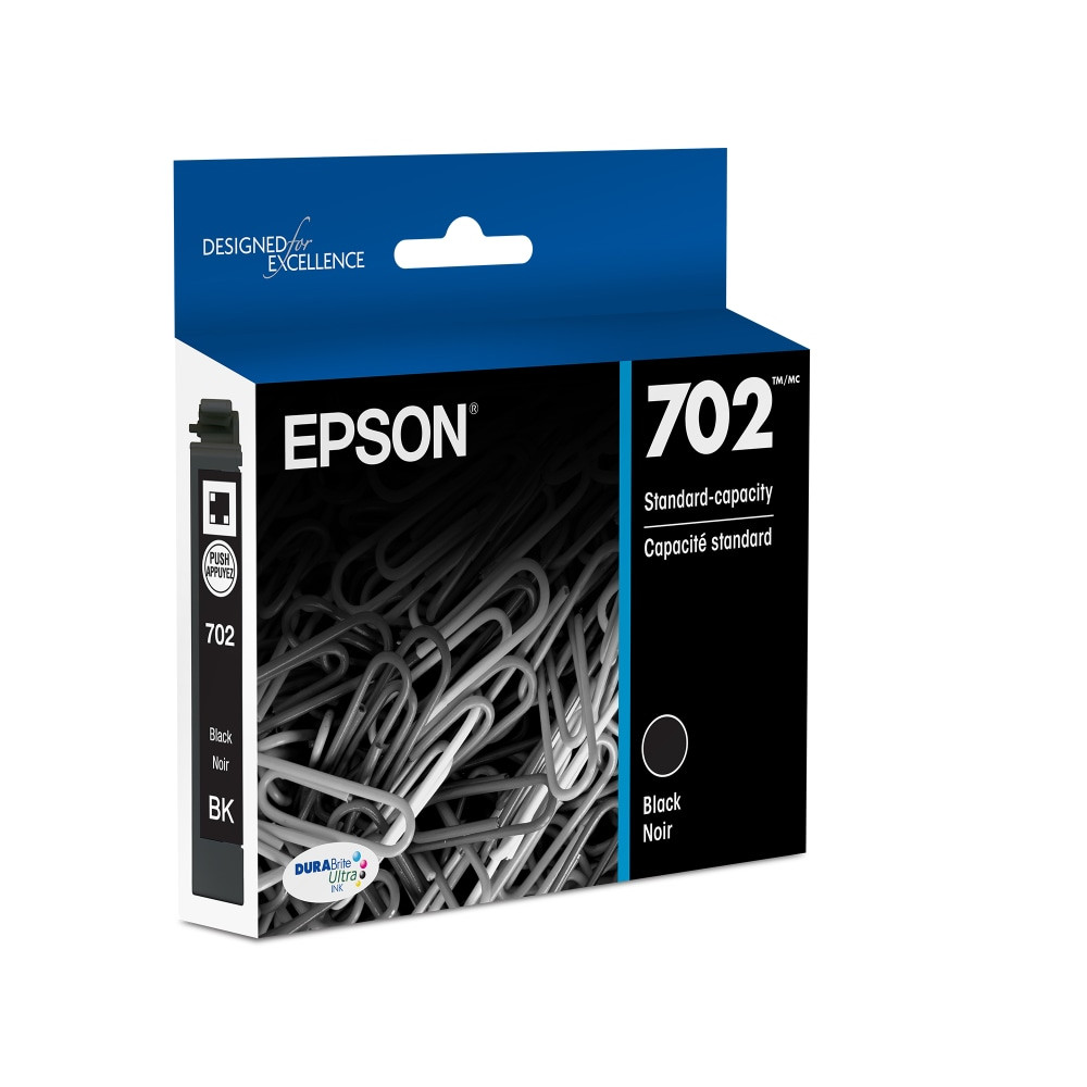 Compatible Epson models: WorkForce:  Pro WF-3720,  Pro WF-3730,  Pro WF-3733.  .  For prints that look brilliant on both plain and glossy photo paper, use this Epson DuraBrite Ultra standard-yield ink cartridge with your compatible printer. Each Epson ink cartridge is made for crisp, lasting results that you can enjoy for years to come.  Black ink cartridge yields up to 350 pages.  Designed for smudge, fade and water resistance.  Recycling solution - designed to encourage recycling, helping you divert materials from landfill.