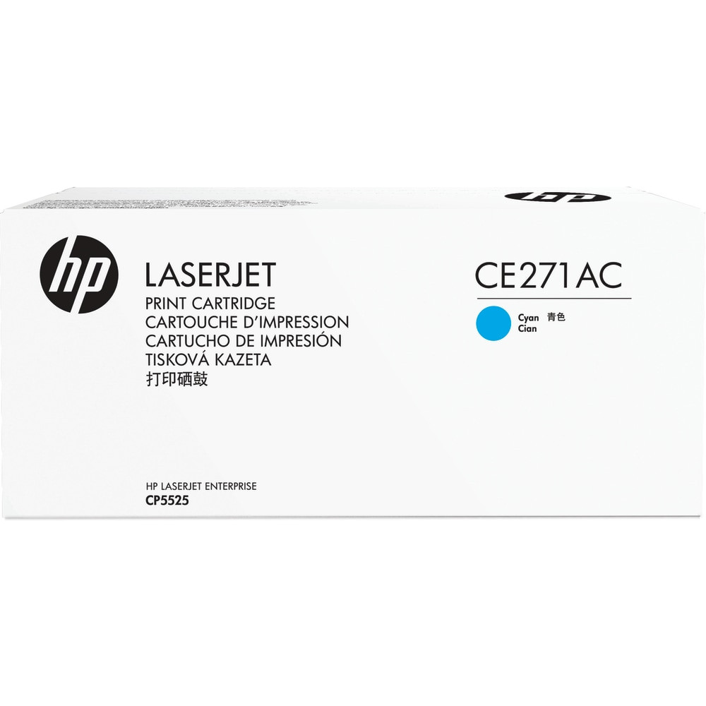 HP INC. CE271AC HP 650A Cyan Toner Cartridge, CE271AC