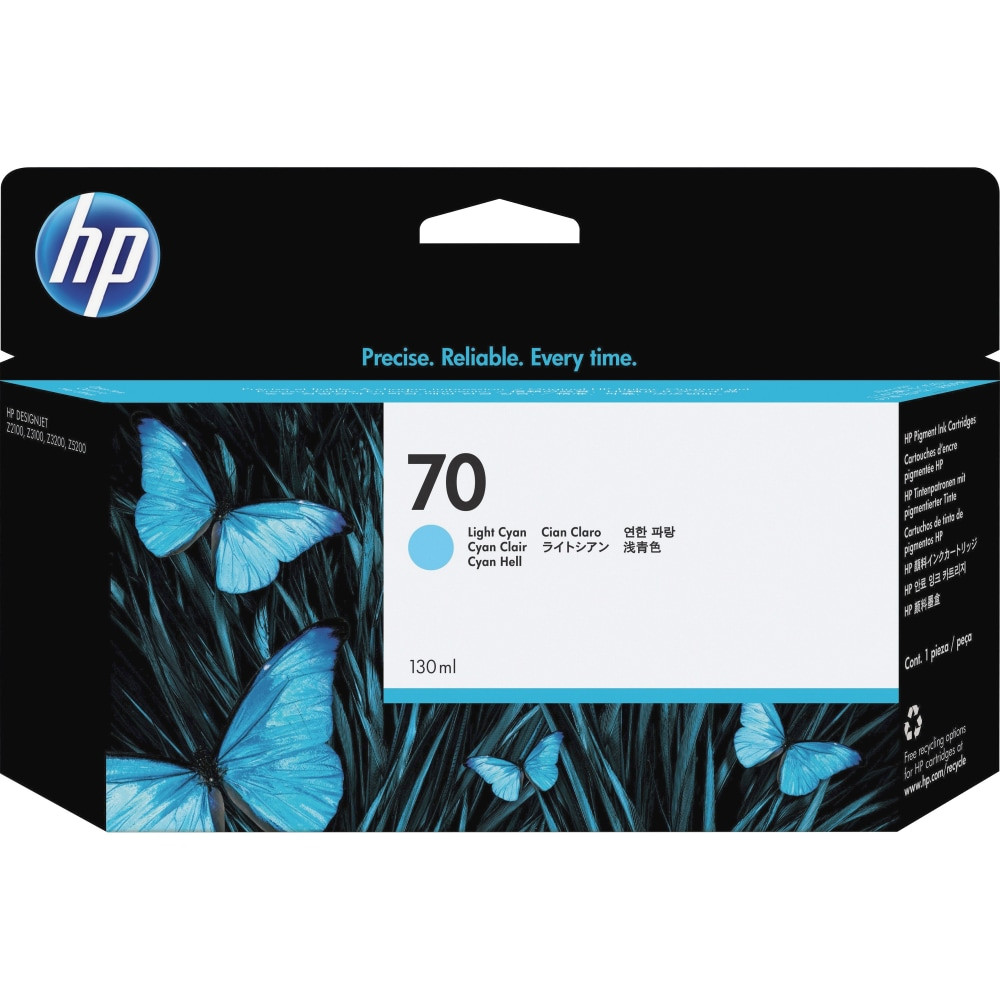 HP INC. C9390A HP 70 Light Cyan Ink Cartridge, C9390A