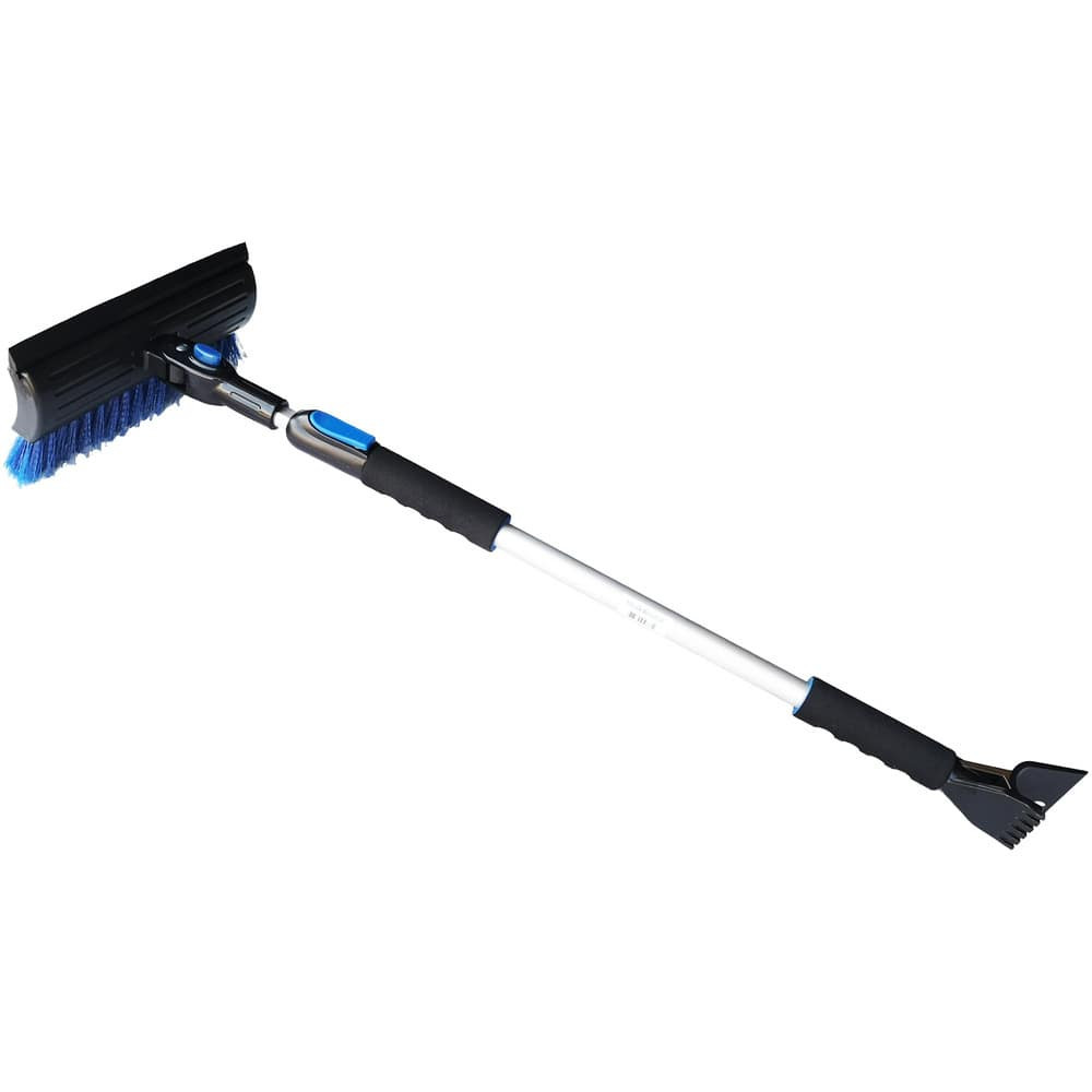 PRO-SOURCE 458505PRO 11" Long, Telescoping Snowbroom & Ice Scraper