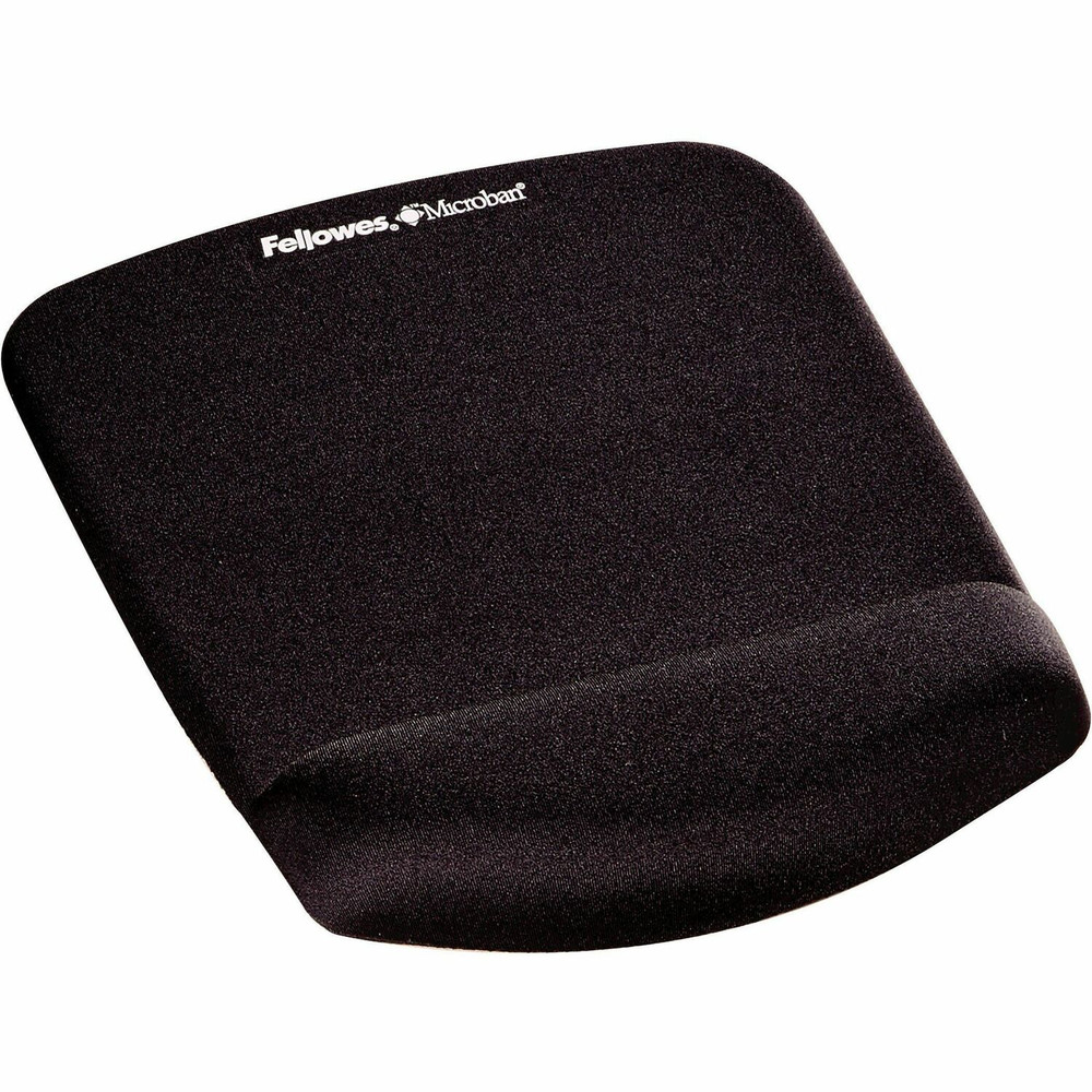 Fellowes, Inc. Fellowes 9252001 Fellowes PlushTouch&trade; Mouse Pad Wrist Rest with Microban&reg; - Black
