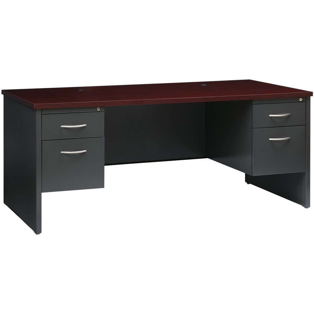 Lorell 79140 Lorell Fortress Modular Series Double-Pedestal Desk