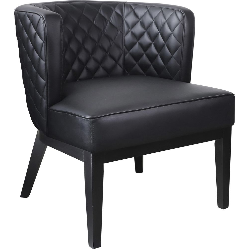 Norstar Office Products Inc Boss B529QBKBK Boss Ava Accent Chair