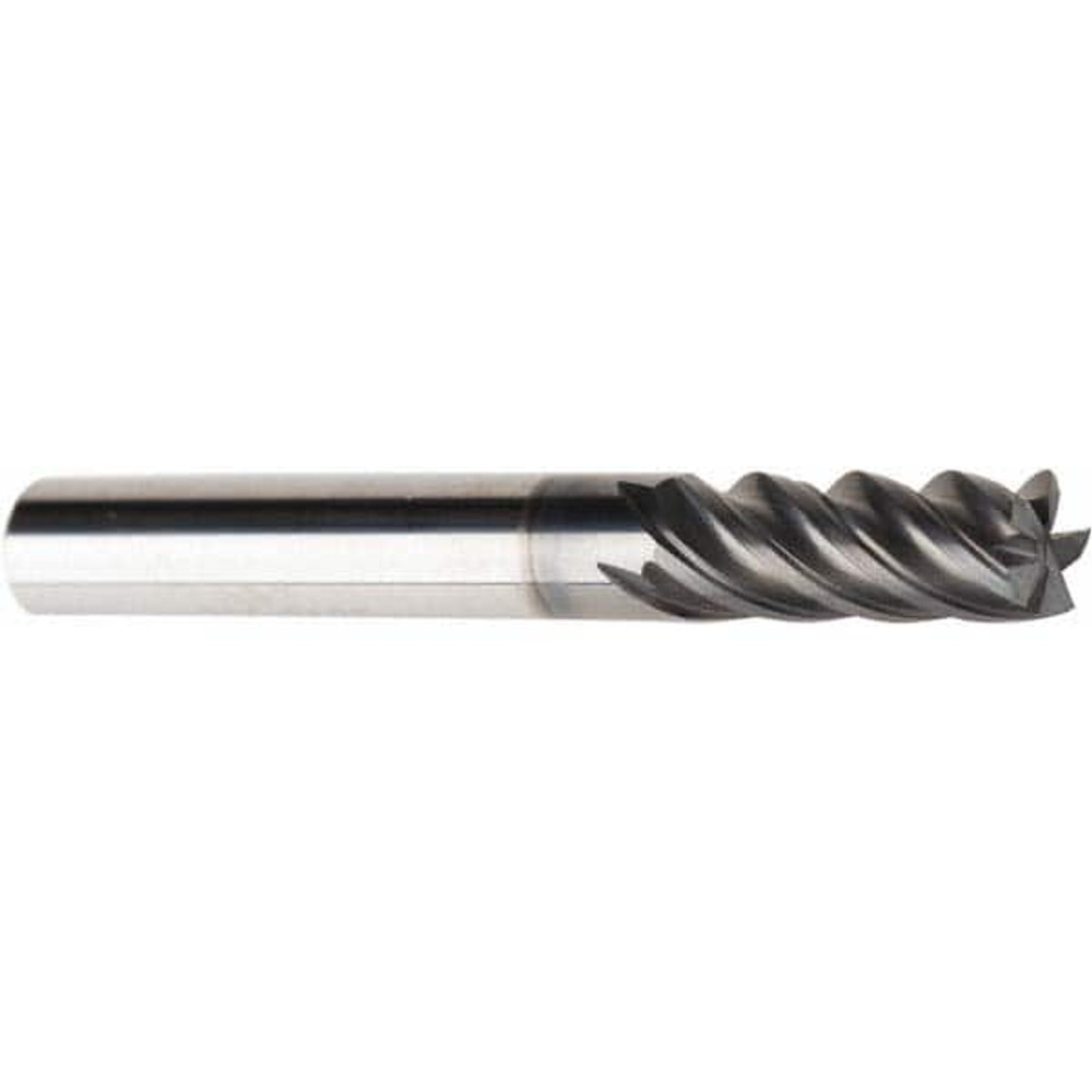 American Tool Service 721-2500 Square End Mill: 1/4" Dia, 5 Flutes, 1" LOC, Solid Carbide