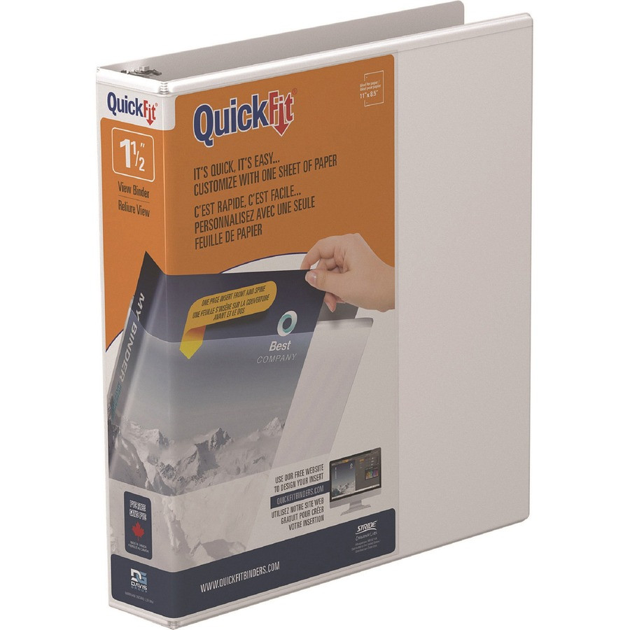 Stride, Inc QuickFit 870200 QuickFit D-Ring View Binders