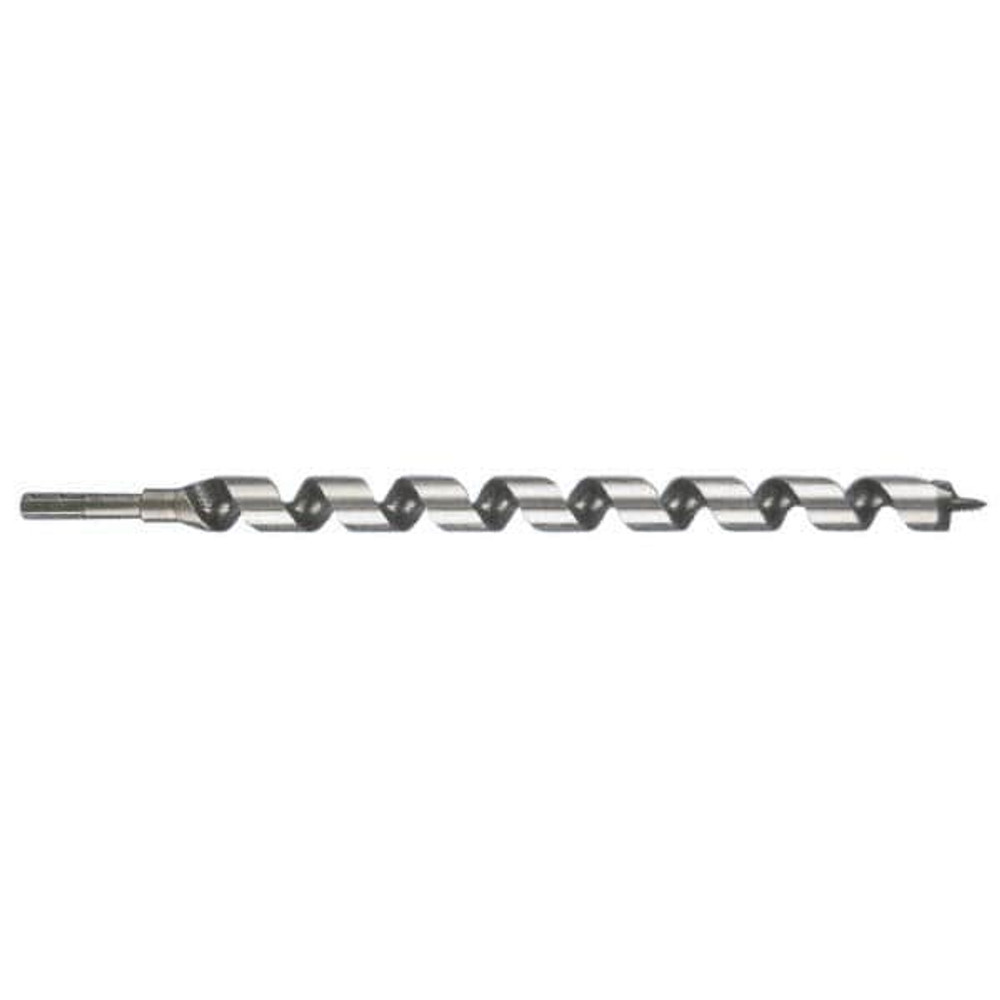 Lenox 1456507A2216 1-3/8", 7/16" Diam Hex Shank, 7-1/2" Overall Length with 4" Twist, Ship Auger Bit