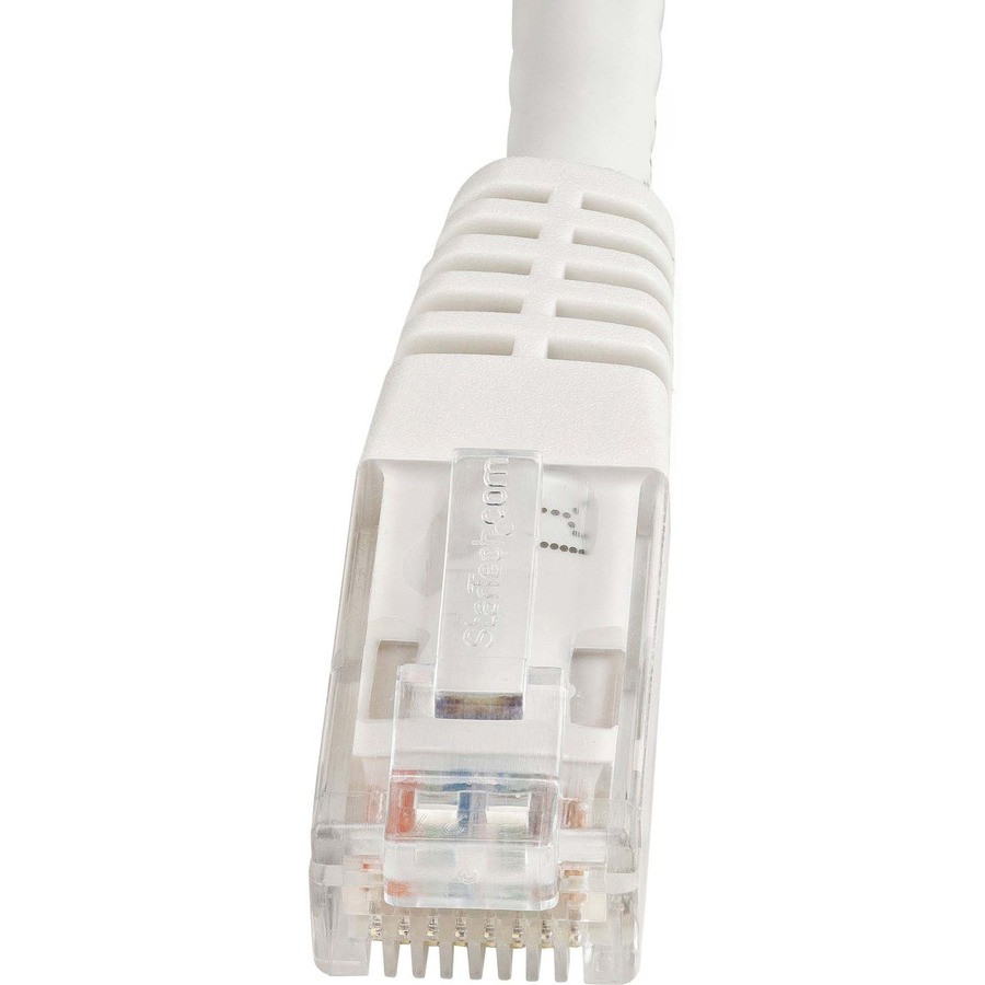 StarTech.com C6PATCH4WH StarTech.com 4ft CAT6 Ethernet Cable - White Molded Gigabit - 100W PoE UTP 650MHz - Category 6 Patch Cord UL Certified Wiring/TIA