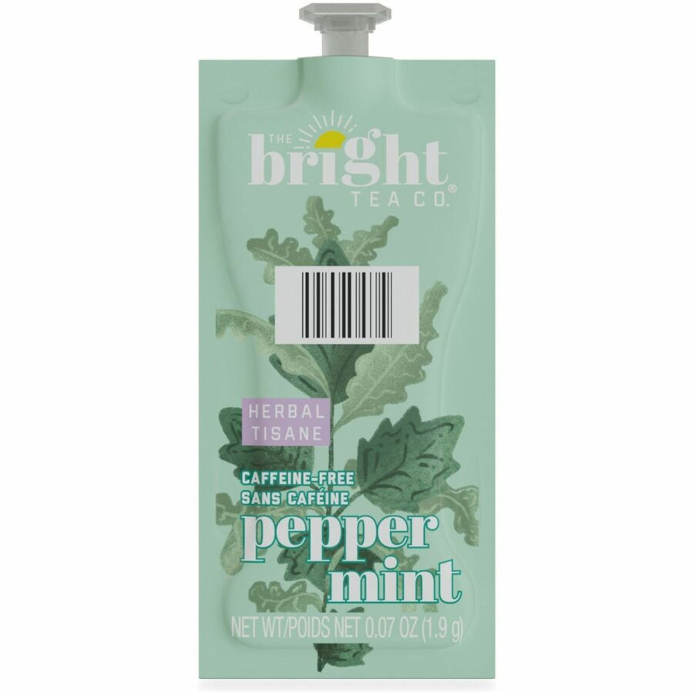 Lavazza North America The Bright Tea Co. 48025 The Bright Tea Co. Peppermint Herbal Tea Freshpack