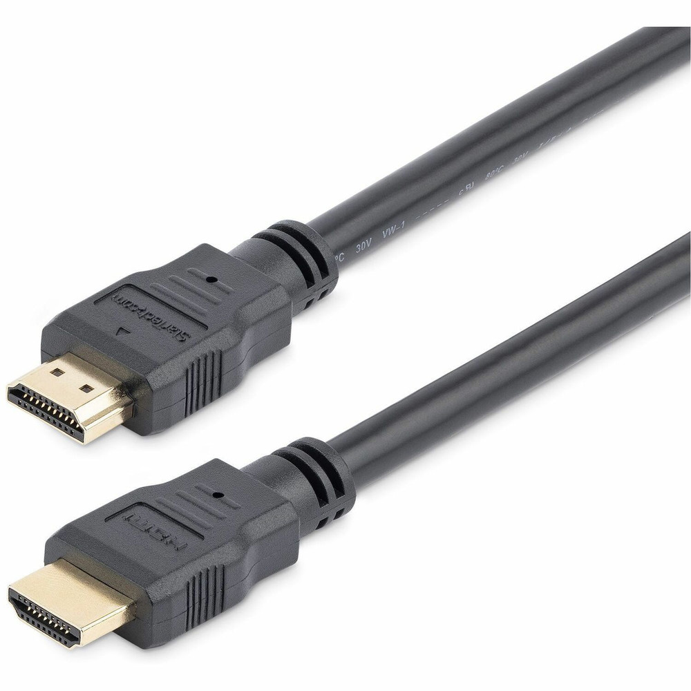 StarTech.com HDMM6 StarTech.com 6ft (2m) HDMI Cable, 4K High Speed HDMI Cable with Ethernet, Ultra HD 4K 30Hz Video, HDMI 1.4 Cable, HDMI Monitor Cord, Black
