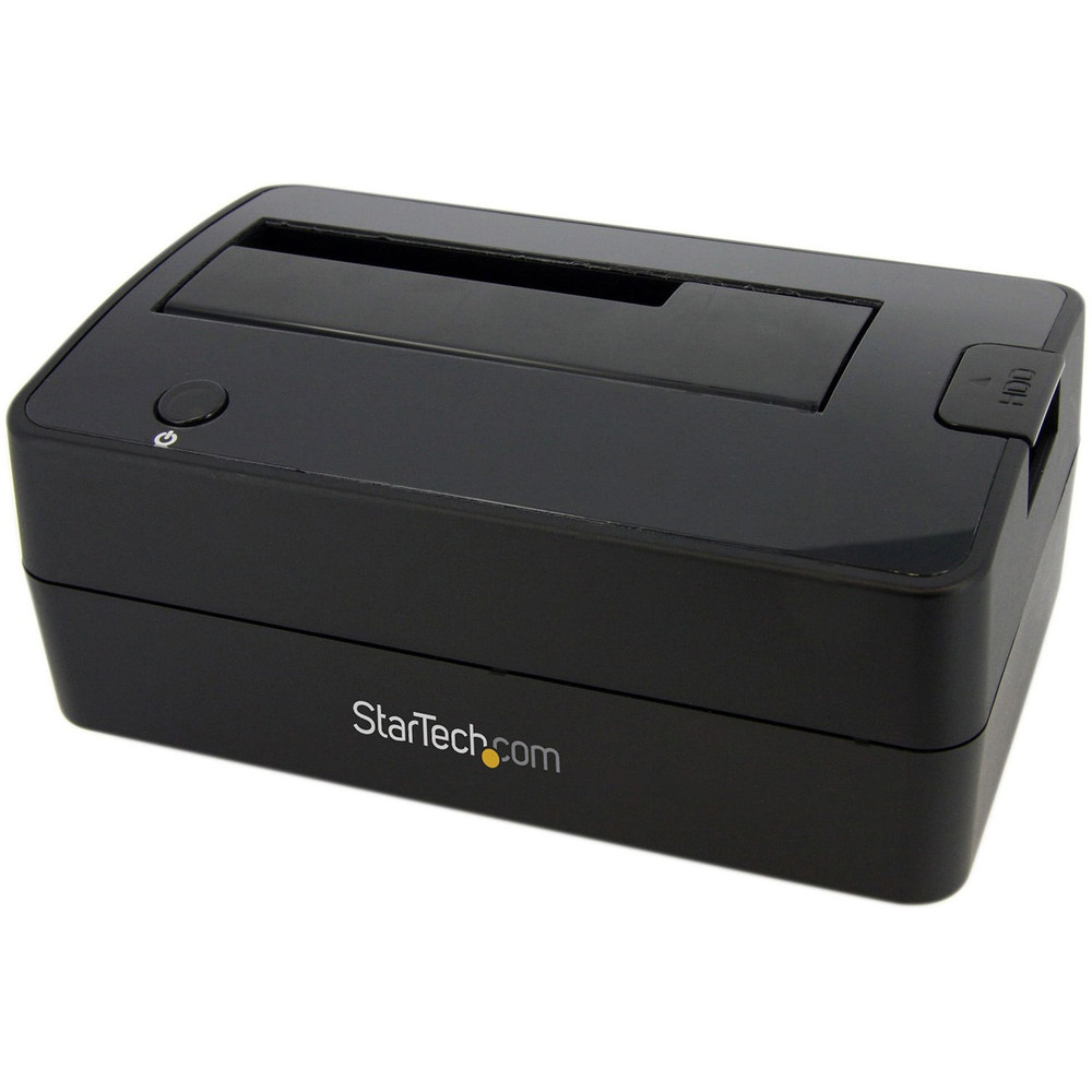 StarTech.com SATDOCKU3S StarTech.com Single Bay USB 3.0 to SATA Hard Drive Docking Station, USB 3.0 (5 Gbps) Hard Drive Dock, External 2.5/3.5" SATA HDD/SSD Dock