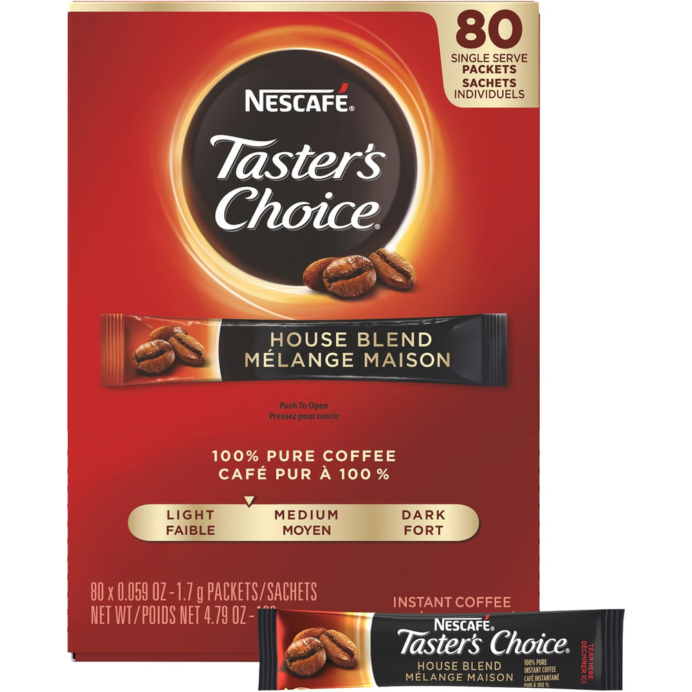 Nestle Professional Nescafe Taster's Choice 15782 Nescafe Taster's Choice Instant House Blend Coffee