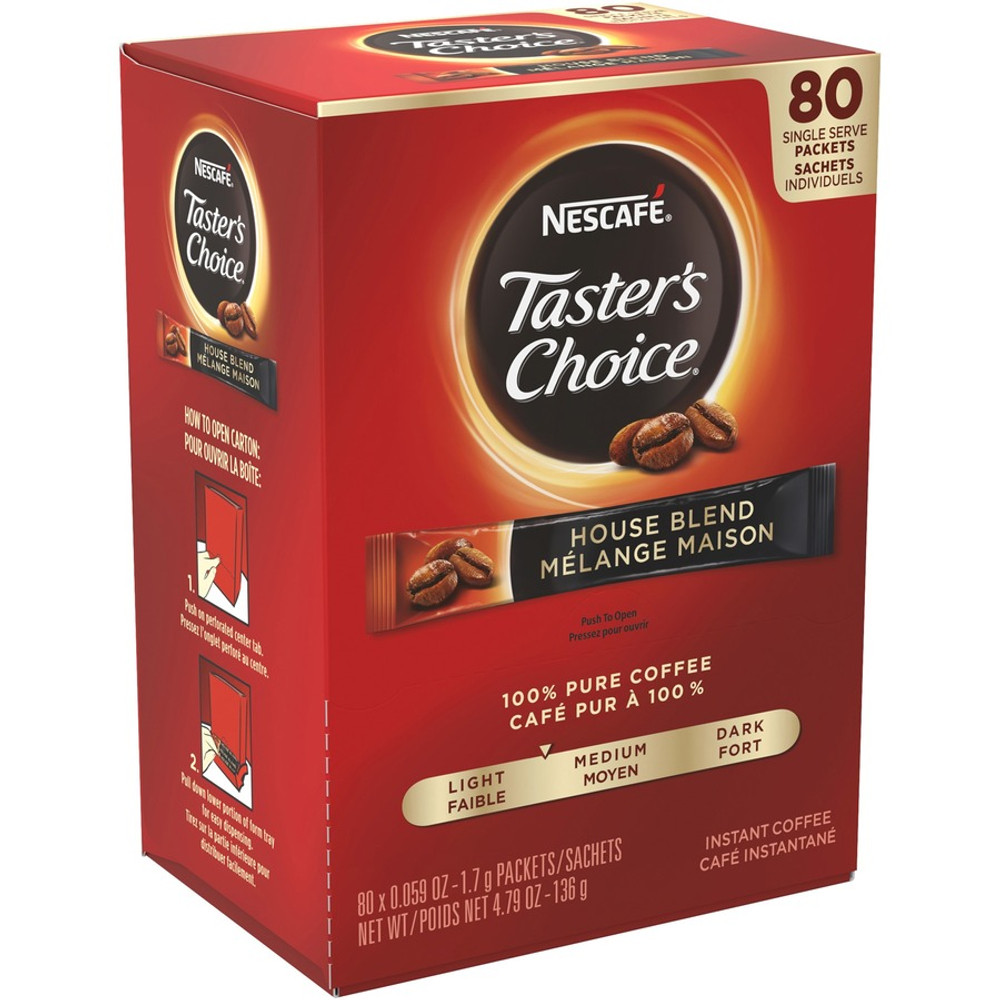 Nestle Professional Nescafe Taster's Choice 15782 Nescafe Taster's Choice Instant House Blend Coffee
