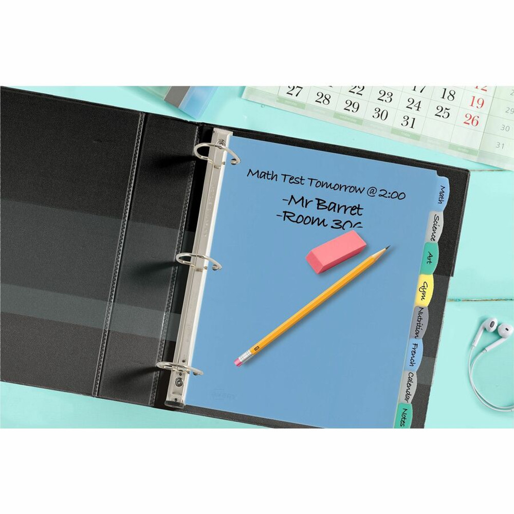 Avery Avery&reg; 16171 Avery&reg; Big Tab&trade; Write & Erase Plastic Dividers, 8 tabs, 1 set