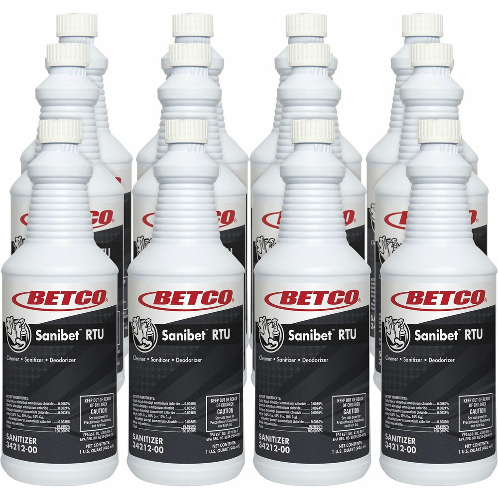 Betco Corporation Betco 3421200CT Betco Sanibet RTU Cleaner