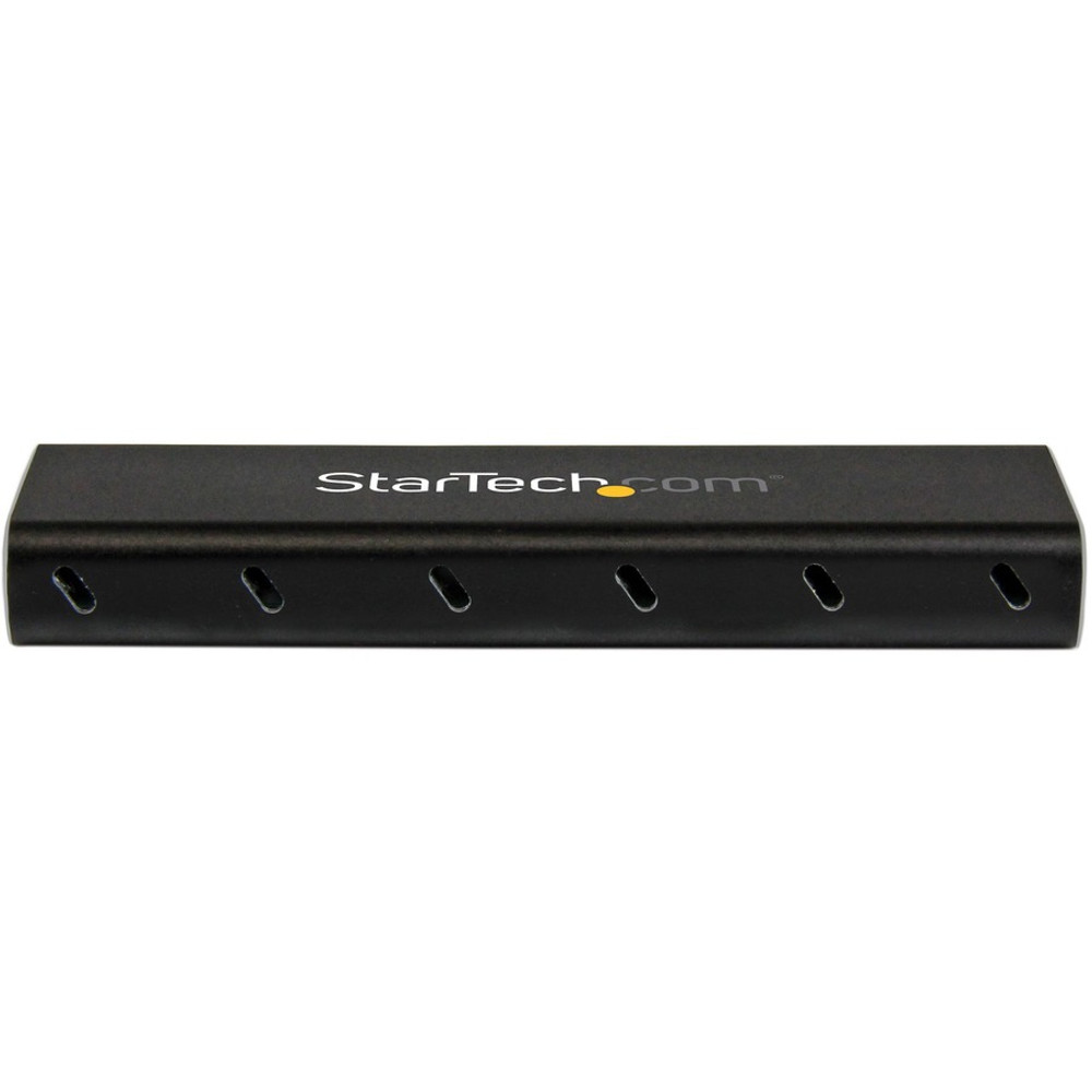 StarTech.com SM21BMU31C3 StarTech.com M.2 SSD Enclosure for M.2 SATA SSDs - USB 3.1 (10Gbps) with USB-C Cable - External Enclosure for USB-C Host - Aluminum