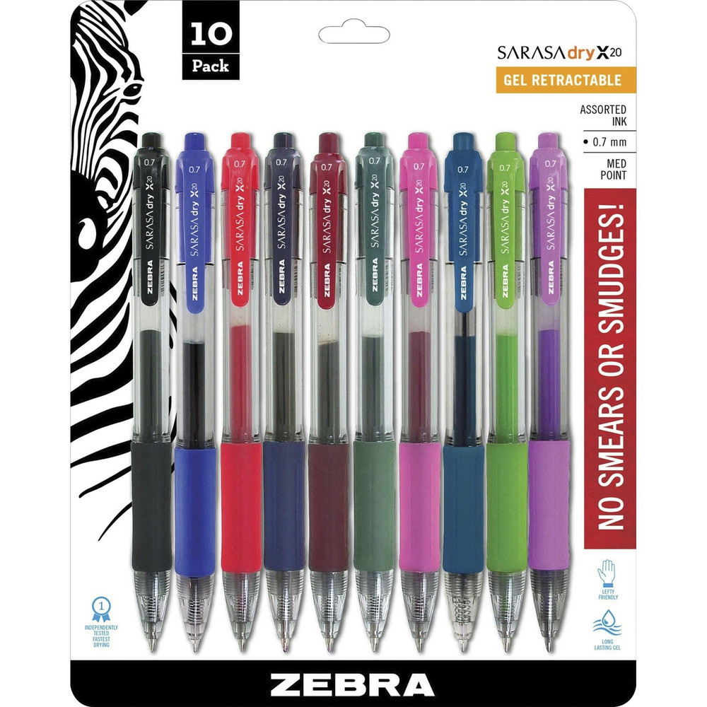 Zebra Pen Corporation Zebra 46881 Zebra SARASA dry X20 Retractable Gel Pen