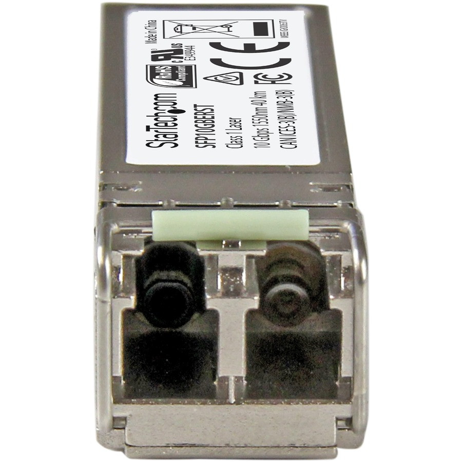 StarTech.com SFP10GBERST StarTech.com MSA Uncoded SFP+ Module - 10GBASE-ER - 10GE Gigabit Ethernet SFP+ 10GbE Single Mode Fiber (SMF) Optic Transceiver - 40km DDM