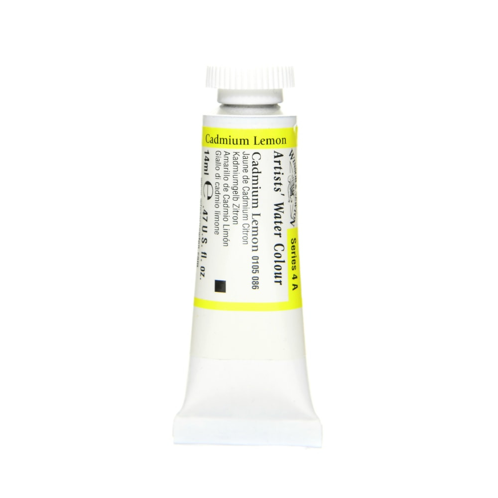 WINSOR & NEWTON 0105086  Professional Watercolors, 14 mL, Cadmium Lemon, 86