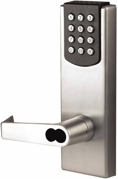 Ability One Push-button Lock Lever Lockset for 1-3/4 to 2-1/4" Thick Doors 534000NIB0143