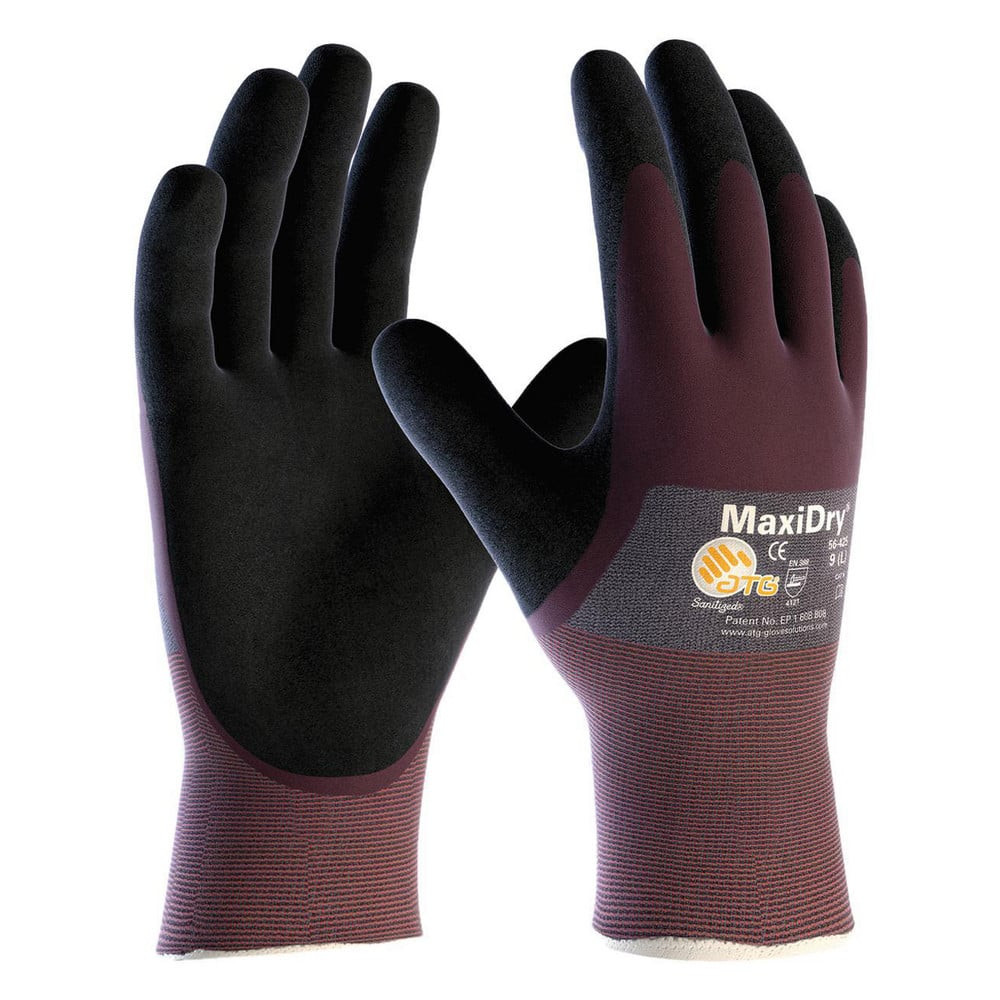 ATG 56-425/XXL General Purpose Work Gloves: 2X-Large, Nitrile Coated, Polyethylene Blend