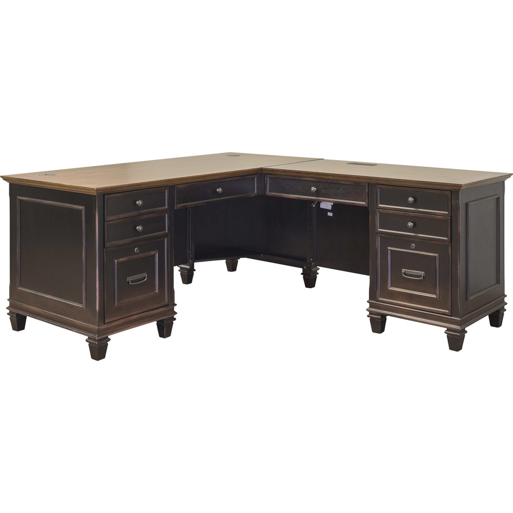 Martin Furniture Martin IMHF684RRR Martin Hartford L-Shaped Desk