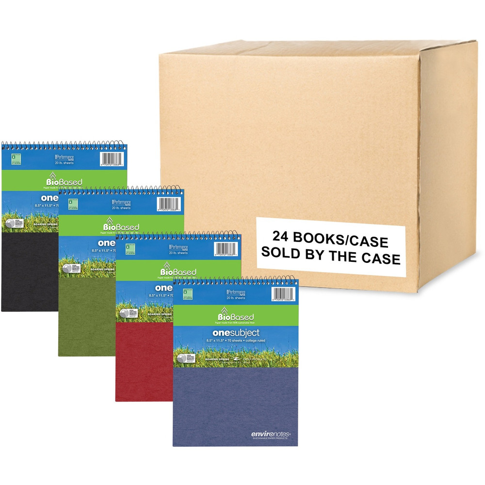 Roaring Spring Paper Products Roaring Spring 13363cs Roaring Spring EnviroNotes Flipper Notebook