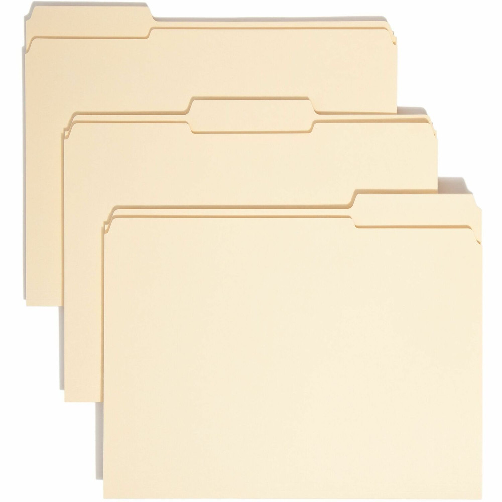 Smead Manufacturing Company Smead 10347 Smead 1/3 Tab Cut Letter Recycled Top Tab File Folder