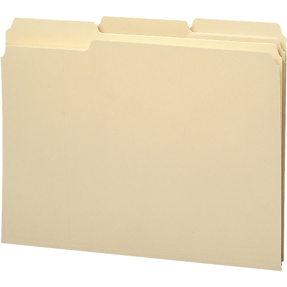 Smead Manufacturing Company Smead 10347 Smead 1/3 Tab Cut Letter Recycled Top Tab File Folder