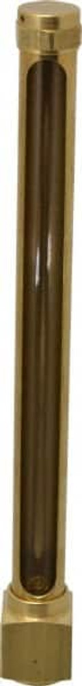 LDI Industries G423-4 7-1/2 Inch Long Sight, 1/2 Inch Thread Size, Buna-N Seal Elbow to Female Thread, Vented Oil-Level Indicators and Gauge