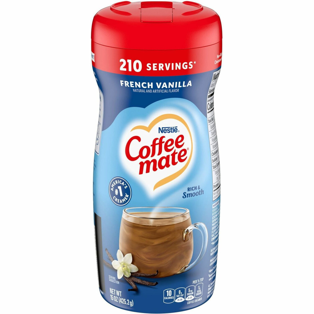 Nestle Professional Coffee mate 35775 Coffee mate French Vanilla Powdered Creamer Canister - Gluten-Free